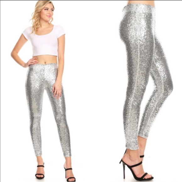 Boutique Pants - Sequin Skinny Pants